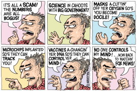 COVID SCAMDEMIC by Monte Wolverton