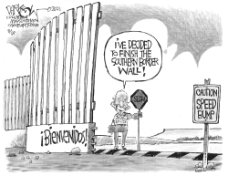 Biden on the border by John Darkow