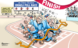 ISRAELI POLL STALEMATE by Paresh Nath