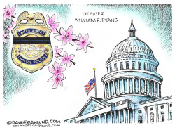 CAPITOL POLICE OFFICER EVANS TRIBUTE by Dave Granlund