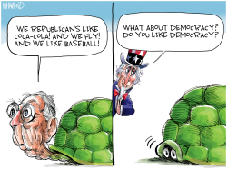 YOUR THOUGHTS ON DEMOCRACY? by Dave Whamond