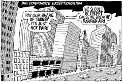 Big Corporate Exceptionalism by Monte Wolverton