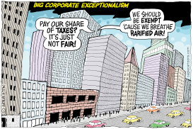 BIG CORPORATE EXCEPTIONALISM by Monte Wolverton