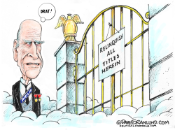 PRINCE PHILIP PASSES by Dave Granlund