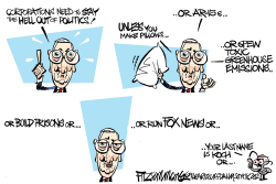 Corporate Mitch by David Fitzsimmons