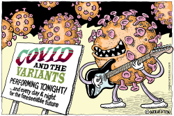 COVID AND THE VARIANTS ON STAGE by Monte Wolverton