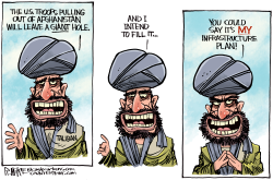TALIBAN INFRASTRUCTURE by Rick McKee