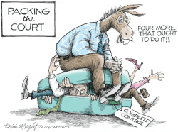 PACKING THE COURT by Dick Wright