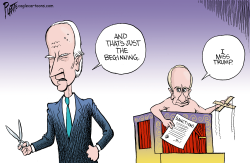 Biden sanctions Russia by Bruce Plante