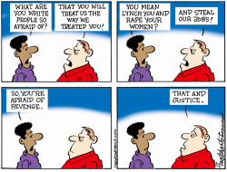 WHITE PEOPLE'S PROBLEM by Bob Englehart