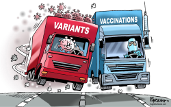 VARIANTS AND VACCINES by Paresh Nath