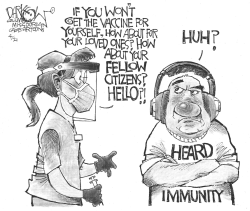 Heard immunity by John Darkow