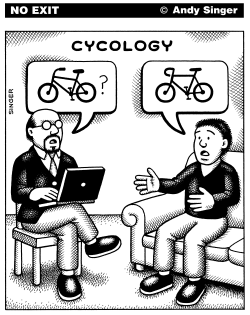 CYCOLOGY OF BICYCLES by Andy Singer