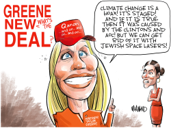 GREENE NEW DEAL by Dave Whamond