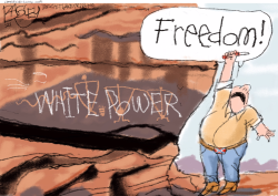 LOCAL: DEFACE OF RACISM  by Pat Bagley