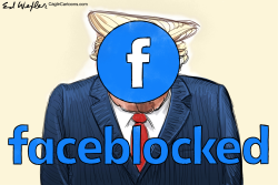 Trump Faceblocked by Ed Wexler