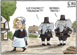 THE GOP'S SCARLET LETTER by Christopher Weyant