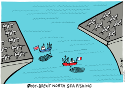 FISHING WAR IN EUROPE by Schot