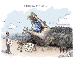 FLORIDA VOTING RIGHTS by Adam Zyglis