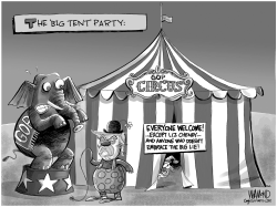 The Big Tent party by Dave Whamond