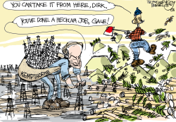 INTERIOR DEPARTMENT GIVEAWAY by Pat Bagley