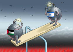ISRAEL VS PALESTINE by Marian Kamensky