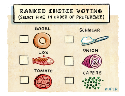 RANKED CHOICE VOTING by Peter Kuper
