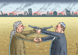 Middle East Ceasefire by Marian Kamensky