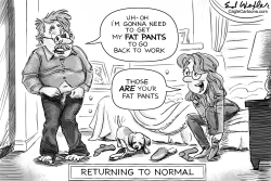 Fat Pants Return to Normal by Ed Wexler