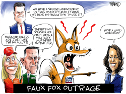 FAUX FOX OUTRAGE by Dave Whamond