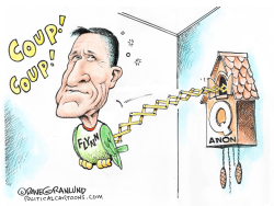 LTGEN FLYNN COUP COUP by Dave Granlund