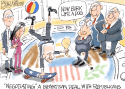 NEGOTIATING WITH TERRORISTS by Pat Bagley