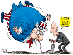 INFLATION AND BIDEN by Daryl Cagle