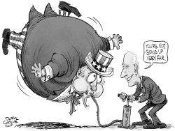 Inflation and Biden by Daryl Cagle