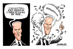 Biden, Putin and Russian Cyberattacks by Jimmy Margulies