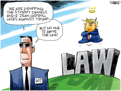 ABOVE THE LAW by Dave Whamond