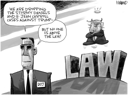 Above the Law by Dave Whamond