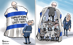 COALITION FOR ISRAELI GOVT by Paresh Nath
