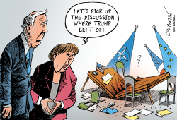 Biden's meetings in Europe by Patrick Chappatte