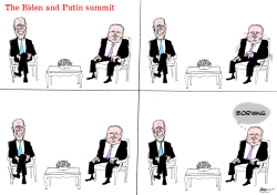 The Biden and Putin summit by Manny Francisco