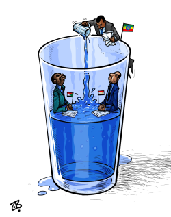 TALKS ON ETHIOPIA’S NILE DAM  by Emad Hajjaj