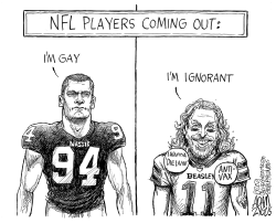 NFL Coming out by Adam Zyglis
