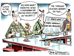 GAY NFL PLAYER by Dave Granlund