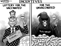 Vaccination Lottery by Kevin Siers