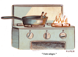 FROM THE FRYING PAN INTO THE FIRE by Peter Kuper