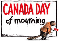 CANADA DAY OF MOURNING by Ingrid Rice