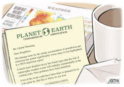PLANET EARTH CONDO ASSOCIATION LETTER by R.J. Matson