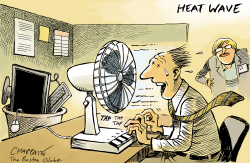 Heat wave by Patrick Chappatte