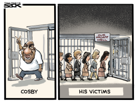 COSBY VICTIMS by Steve Sack