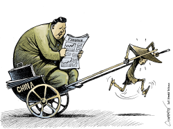 CHINA, RICH AND POOR by Patrick Chappatte